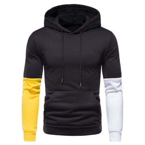 Sweat à capuche en molleton brodé pour homme de haute qualité, style unique, couleurs contrastées, pour le sport et la mode, collection automne - Product Image 5