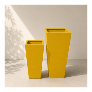 <b>Best</b> Seller Set of 2 Pieces Eco-Friendly Durable Fiberglass Modern Garden Pots Planters for Flowers & Plants - Product Image 1