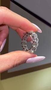 Emerald Cut Colorless Lab Grown <b>Diamond</b> <b>Ring</b> for Women | Luxury Gold 18K Wedding & Anniversary Jewelry - Product Image 1