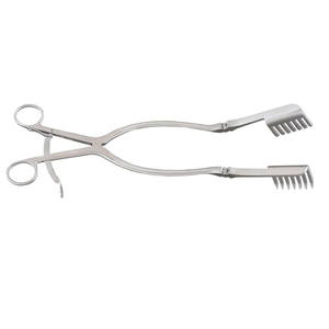 Retractor de laminectomía Beckman-Eaton, instrumento manual para cirugía de columna, 13 brazos articulados, puntas inodoras giratorias de 7 puntas, acero inoxidable - Product Image 6