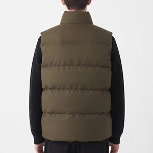 Gilet matelassé d'hiver personnalisé pour homme, coupe-vent, sans manches, chaud, décontracté, pour l'extérieur - Product Image 3