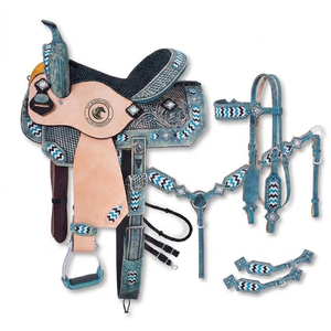 Fournisseurs en gros de tapis de selle Western en cuir véritable pour la cordeillage et le ranch, et de selles de course en cuir véritable pour chevaux - Product Image 3