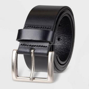 Ceinture décontractée en cuir fait à la main avec boucle ardillon en métal, ceinture en cuir pleine fleur pour jeans dans toutes les tailles personnalisées, commande en gros - Product Image 4
