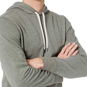 100% Cotton Custom Oversized Men's Hoodies Street Wear <b>Sweatshirts</b> with Embroidered Technics Plain Dyed for Winter - Product Image 3