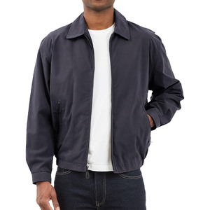 Blouson bomber marron pour homme, fermeture éclair, col montant, coupe classique, vêtement d'automne - Product Image 6