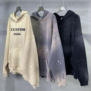 Sudadera con Capucha de Felpa de Algodón Grueso Unisex con Logotipo Personalizado OEM para Tiendas Minoristas y Distribuidores de Moda - Product Image 1