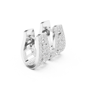 IV Jewels 14K Minimal Wave Pendientes en Chapado en Oro para mujer - Product Image 5