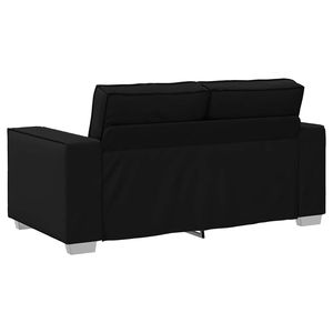 Sofá de tela negra para sala de estar 62,99 x 31,50 x 33,07 pulgadas - Product Image 4