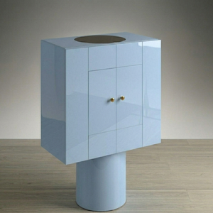 Argmac Ellora Modern Luxury Bar Unit – Wooden <b>Cabinet</b> with PU Finish & Spacious Compartments - Product Image 1