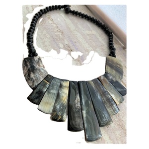 Collar de cuerno de búfalo de moda para mujer a precio al por mayor de La India pulseras de joyería de moda para mujer - Product Image 1