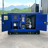 Groupe électrogène diesel silencieux OEM/ODM personnalisé 12/15/20/25/30/35/40/50 KVA, certifié CE EPA, 4 temps, monophasé/triphasé