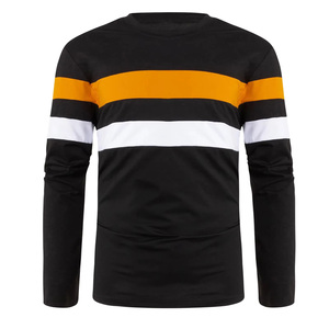 T-shirt technique à manches longues pour homme, 100% coton, anti-boulochage, coupe et couture personnalisées, impression de haute qualité, vente en gros, provenance du Bangladesh - Product Image 5