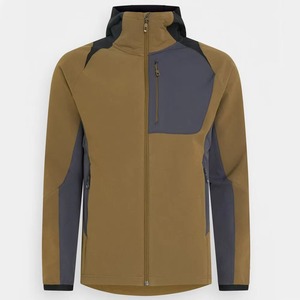 Veste softshell imperméable zippée pour homme, doublée polaire, à capuche, réfléchissante, pour l'hiver, la randonnée en plein air, coupe-vent et imperméable - Product Image 1