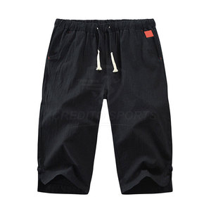 Pantalones Cortos Cómodos para Hombre, Estilo Casual Elegante, Tela Oxford 100% Poliéster, Antiarrugas, Cintura Media, Cierre con Cordón, Alta Calidad, Superventas - Product Image 3