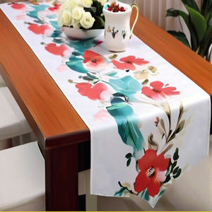 Camino de mesa de algodón estampado tejido Jacquard Premium hoteles de lujo recepciones de bodas cenas festivas uso doméstico moderno - Product Image 1