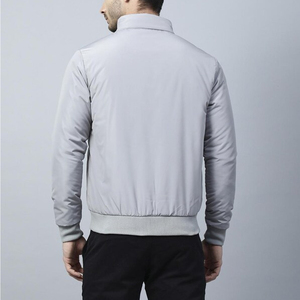 Hot Sale Personalized Men's Winter Bomber <b>Jacket</b> Casual Wear Solid Color Stand Collar Cotton <b>Padded</b> Bomber <b>Jacket</b> - Product Image 6
