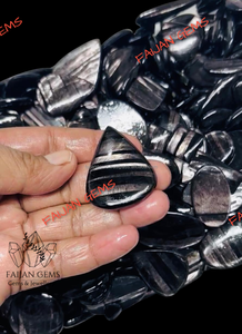 100% Pierre précieuse naturelle d'hypersthène de haute qualité, cristal de guérison, toutes formes mélangées, certifiée pour la fabrication de bijoux FAIJAN GEMS Troisième - Product Image 3