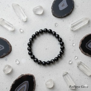 Pulsera Artesanal de Ágata Natural con Cuentas, Pulsera de Perlas y Cristales Curativos, Venta al por Mayor desde India - Product Image 5