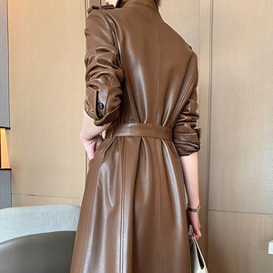 Abrigo de Cuero Premium para Mujer, Diseñado para Brindar Comodidad, Durabilidad y un Estilo Moderno con un Ajuste Favorecedor para Usar en Todas las Estaciones - Product Image 3
