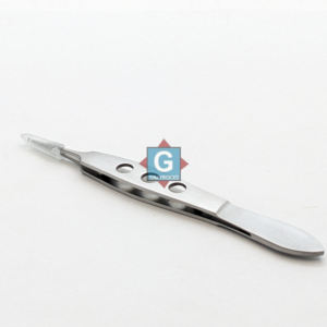 Pinzas Rectas Iris de Bishop Harman de 8.5cm, Delicadas, con Fijación Serrada, Kit Quirúrgico Manual MOL - Product Image 5