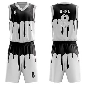 Conjunto Deportivo de Baloncesto Unisex Personalizado de Alta Calidad, Tallas Grandes, Sublimado, con Logotipo Personalizado, Transpirable y de Secado Rápido - Product Image 4