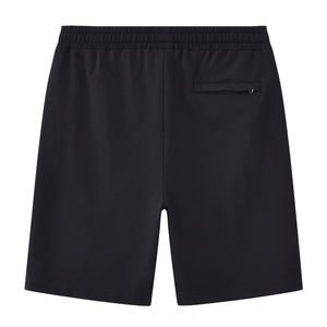 Pantalones cortos deportivos casuales para hombre, de algodón y spandex, con bolsillo con cremallera, bordado personalizable. - Product Image 3