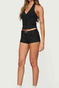 Ropa Deportiva Vibrante y Resistente a la Decoloración para el Verano, para Entrenamiento Profesional, con Pedrería, Shorts Casuales para Mujer - Product Image 3