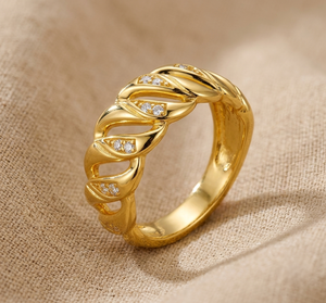 Bague de fiançailles en or jaune 18 carats, diamant de laboratoire taille brillant rond, style classique, bijoux pour femme, certifié IGI, prix de gros - Product Image 2