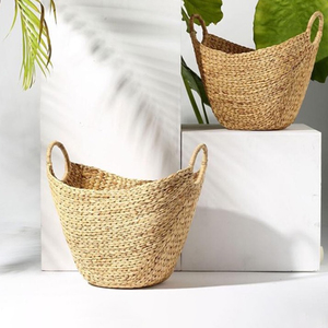 Factory Directly Vietnam Supplier Water Hyacinth <b>Storage</b> Baskets Decorations For Home Competitive Price - Product Image 1