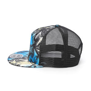 Wholesale Custom 6 Panel <b>Flat</b> Brim Floral Digital Sublimation Printed Sports <b>Caps</b> Sublimation Snapback <b>Caps</b> Hats - Product Image 3