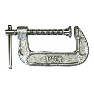 BESSEY Steel <b>C</b>-<b>Clamp</b> with Swivel Pad for DIY Assembly and Light Clamping - Product Image 2