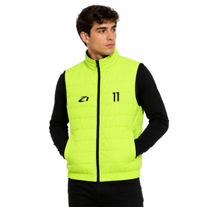 Chaleco Acolchado de Alta Visibilidad Personalizado al por Mayor, Chaquetas sin Mangas Ligeras y Aisladas para Hombre, Marca Privada OEM, EE. UU. - Product Image 1