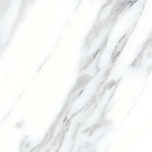 Vistaars 600 x 600 weiße klassische Satvario-Design-Marmoroptik polierte Porzellanbodenfliesen, konkurrenzfähiger Preis, versandfertig