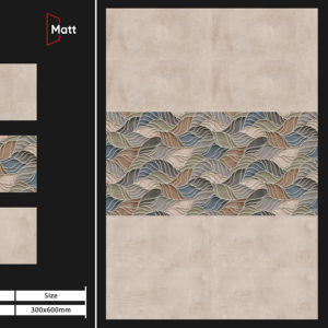 กระเบื้องลายไม้สไตล์ร่วมสมัยขนาดใหญ่ 30x60 ซม. ออกแบบสำหรับทางเดินและโถงรับรอง ดูแลรักษาง่าย แข็งแรง ทนทาน สวยงาม - Product Image 1