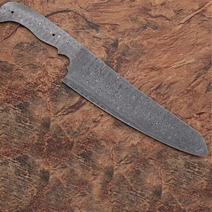 Couteau de Chef Personnalisé Fait Main Burraq, Lame en Acier Damas de 4-5,9 pouces, Étui en Cuir, Compatible Lave-Vaisselle - Cadeau Moderne pour - Product Image 6