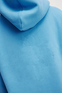 Nouveau sweat à capuche oversize bleu pour femme 2026 avec logo flamme imprimé, en molleton, coupe classique, pour l'automne, décontracté, en promotion - Product Image 3