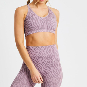 Hot Selling Women Purple Sports Bra for Sale Custom Women Sports Bra Gym Wear for Adult Use Sports Bra - Product Image 3