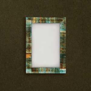 Handmade Verdigris Bone Inlay <b>Picture</b>, Photo <b>Frame</b> - Product Image 1