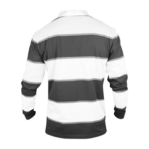 Maillot de rugby personnalisé pour homme, 100% coton, antibactérien, respirant, broderie du nom de l'équipe, manches longues, football - Product Image 6
