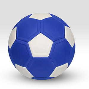 High Quality <b>Hand</b> <b>Stitched</b> Kids Football Blue & White PU Soccer Ball Professional <b>Hand</b> <b>Stitched</b> PU Soccer Ball Made In Pakistan - Product Image 2