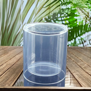 เทียนหอมในโถแก้วโบโรซิลิเกตสองชั้นทำมือขายส่ง สำหรับงานแต่งงาน กลิ่นหอมจากขี้ผึ้งถั่วเหลืองหลากสี - Product Image 6