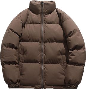 Premium Custom Men's Bubble Puffer Jacket <b>Lightweight</b> Windproof Thermal Quilted Winter <b>Coat</b> for Outdoor Sports Casual Wear - Product Image 1