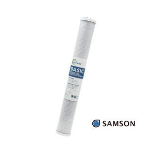 Filtre à charbon actif standard de 5 microns, 20 pouces, à insérer, distributeur agréé - Product Image 1