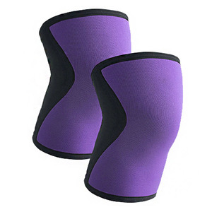 Genouillère unisexe personnalisée en néoprène 7 mm pour la musculation et l'haltérophilie - Coussinets de compression doux et respirants avec antidérapant - Product Image 5