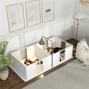 Dog Whelping Box and Pet Playpen Furniture for Puppies and Young Pets - Product Image 1