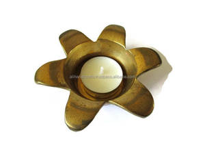 Bulk Purchasing Modern 7 Minimal Aluminum <b>Tealight</b> <b>Holder</b> Centerpiece Premium Metal <b>Holder</b> for Wedding Decorators & Retailers - Product Image 2
