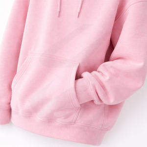 Hoodie oversize pour femme, en molleton 100% coton, poids super lourd 450 g/m², coupe ample, chaud et épais pour l'hiver, marque privée haut de gamme - Product Image 5