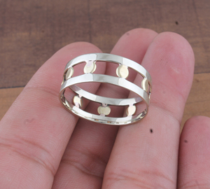 Anillo de Plata de Ley 925 al por Mayor, Anillo de Boda Clásico de Alto Brillo, Anillo de Dedo Minimalista Unisex para Mujer - Product Image 3