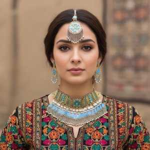 Latest Afghan Bridal Jewelry <b>Sets</b> for Ladies Party Wear Custom Designs Top Trend Hand Crafted <b>Set</b> - Product Image 3