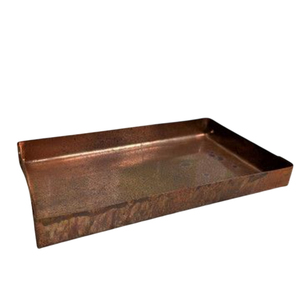 Handmade Square Copper Serving Tray With Engraved Floral Motif Antique <b>Moroccan</b> Design Pure Copper <b>Decorative</b> Platter Wholesale - Product Image 4